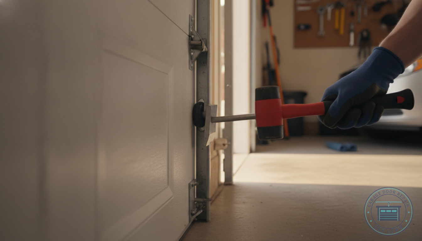 Garage Door Track Repair & Alignment