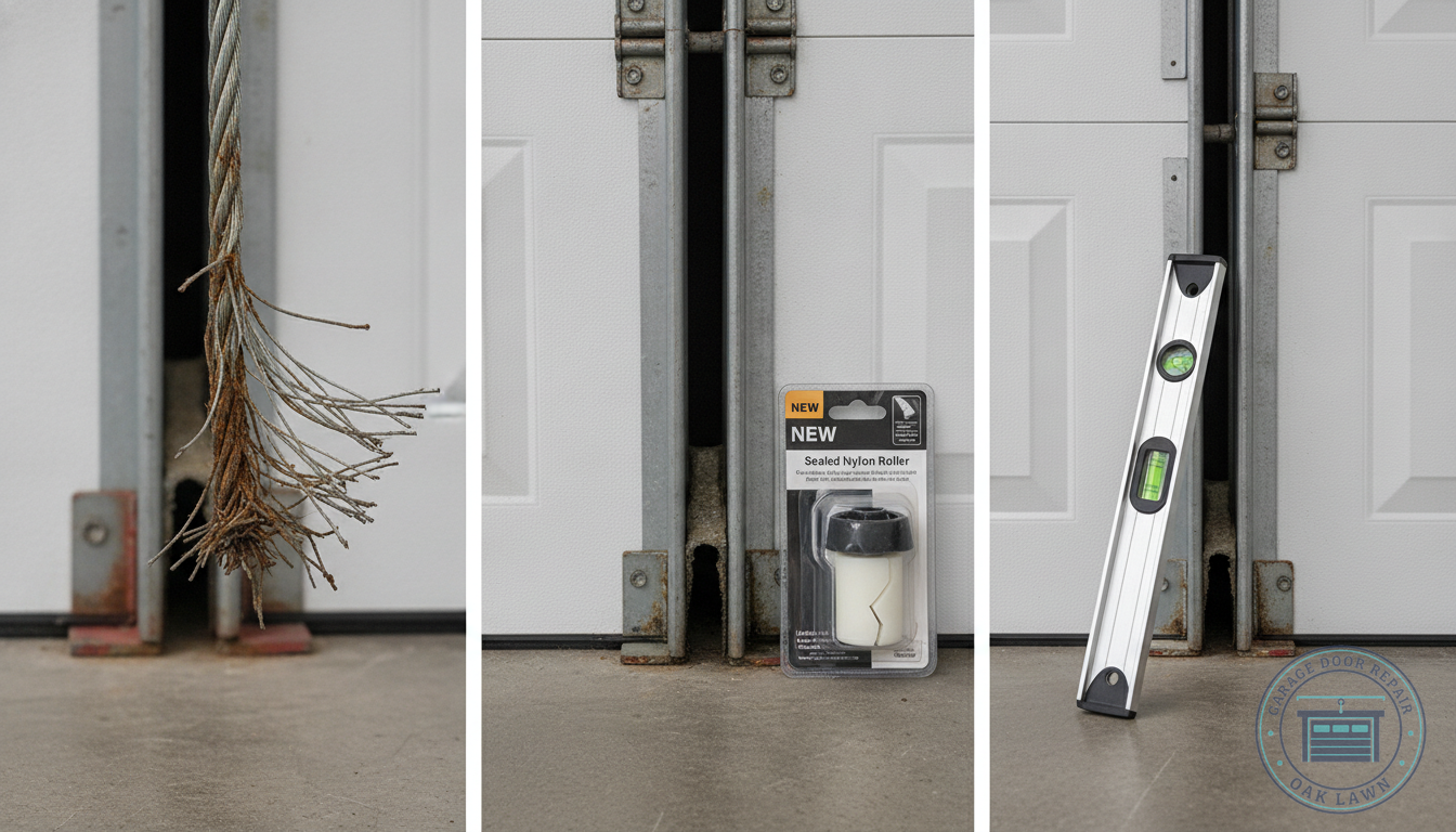 How Long Do Garage Door Cables, Rollers, and Tracks Last? A Maintenance Guide for Oak Lawn Homeowners